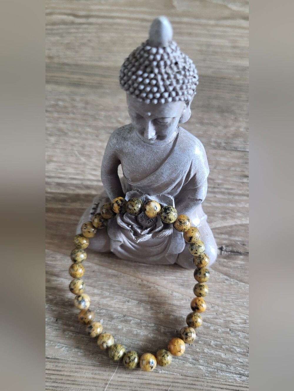 MUSTARD JASPER 🧡 Beaded Bracelet